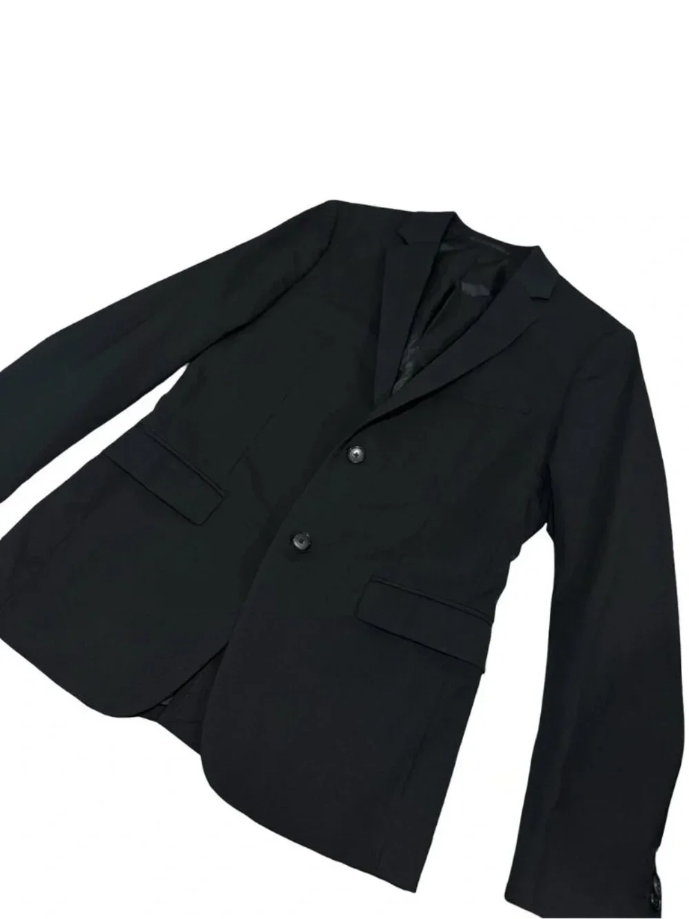 THEORY - Virgin Wool Slim Fit Blazer - Black / 38 Regular